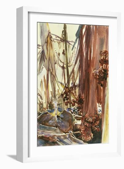 Venetian Fishing Boats-John Singer Sargent-Framed Giclee Print
