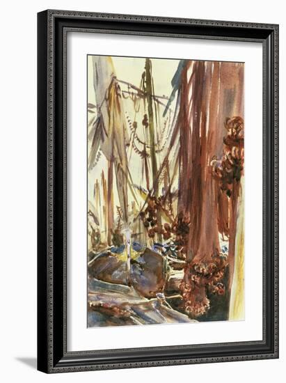 Venetian Fishing Boats-John Singer Sargent-Framed Giclee Print