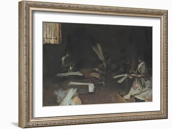 Venetian Glass Workers, 1880-82-John Singer Sargent-Framed Giclee Print