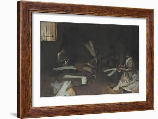 Venetian Glass Workers, 1880-82-John Singer Sargent-Framed Giclee Print