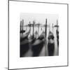 Venetian Gondolas I-Bill Philip-Mounted Giclee Print