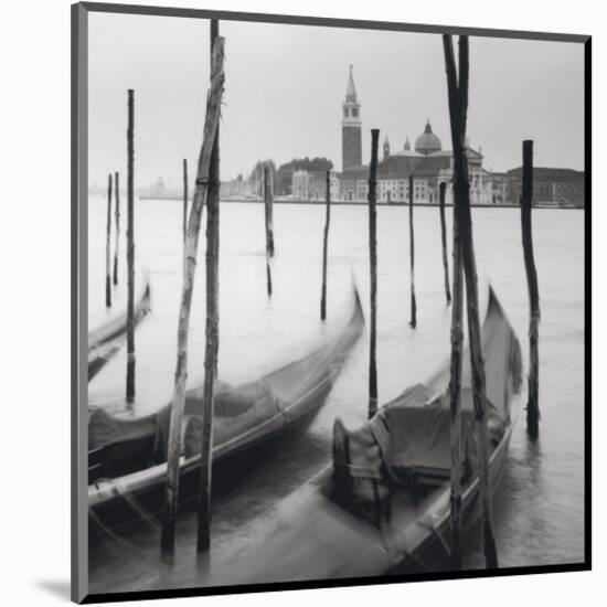 Venetian Gondolas III-Bill Philip-Mounted Giclee Print