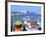 Venetian Harbour and Koules Fortress, Heraklion, Crete, Greece-Peter Thompson-Framed Photographic Print