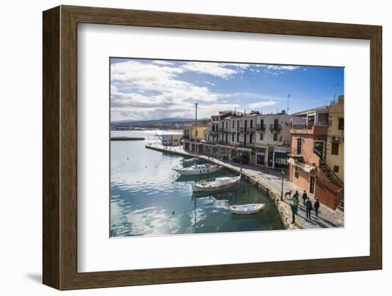 Venetian Harbour, Rethymno, Crete, Greek Islands, Greece, Europe-Michael Runkel-Framed Photographic Print