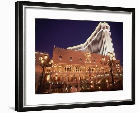 Venetian Hotel and Casino, Las Vegas, Nevada, United States of America, North America-null-Framed Photographic Print
