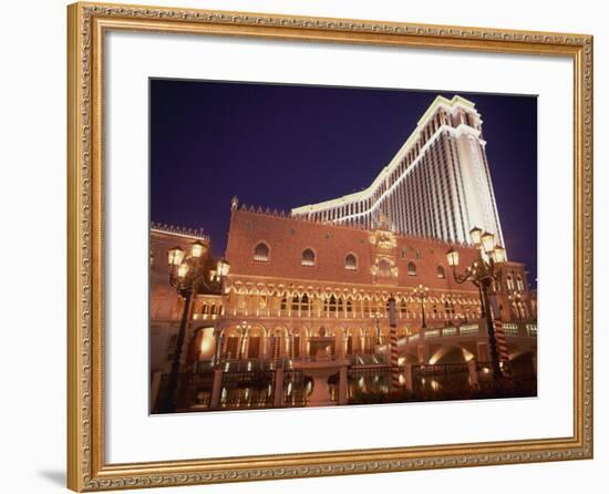 Venetian Hotel and Casino, Las Vegas, Nevada, United States of America, North America-null-Framed Photographic Print