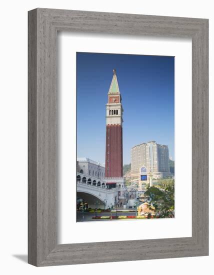 Venetian Hotel, Taipa, Macau, China, Asia-Ian Trower-Framed Photographic Print