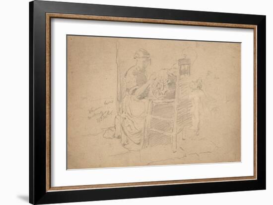 Venetian Lace Making, 1877-8-William Merritt Chase-Framed Giclee Print