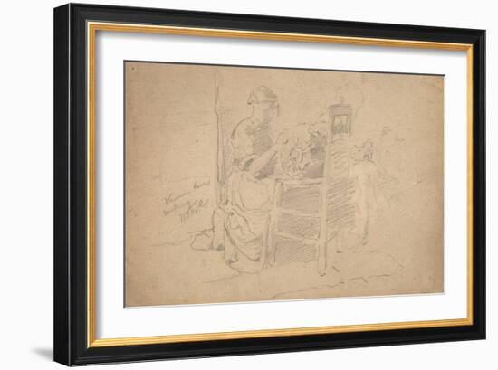 Venetian Lace Making, 1877-8-William Merritt Chase-Framed Giclee Print