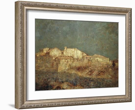 Venetian Landscape or Fishing District in Venice, 1908-Odilon Redon-Framed Giclee Print