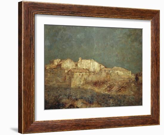 Venetian Landscape or Fishing District in Venice, 1908-Odilon Redon-Framed Giclee Print