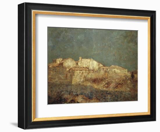 Venetian Landscape or Fishing District in Venice, 1908-Odilon Redon-Framed Giclee Print