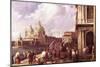 Venetian Piazza-Canaletto-Mounted Art Print