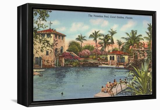 Venetian Poll, Coral Gables, Florida-null-Framed Stretched Canvas