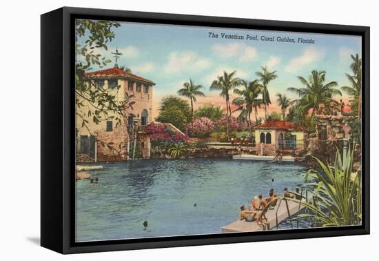 Venetian Poll, Coral Gables, Florida-null-Framed Stretched Canvas