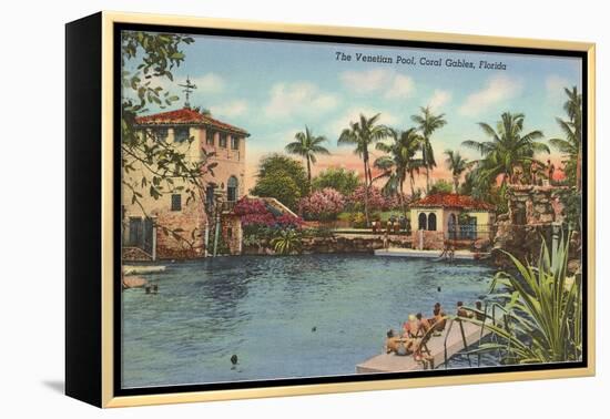 Venetian Poll, Coral Gables, Florida-null-Framed Stretched Canvas