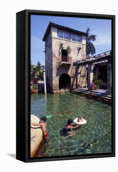 Venetian Pool, C.1985-null-Framed Premier Image Canvas