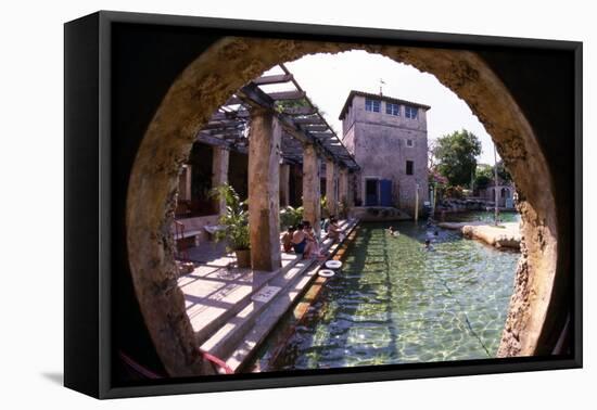 Venetian Pool, C.1985-null-Framed Premier Image Canvas