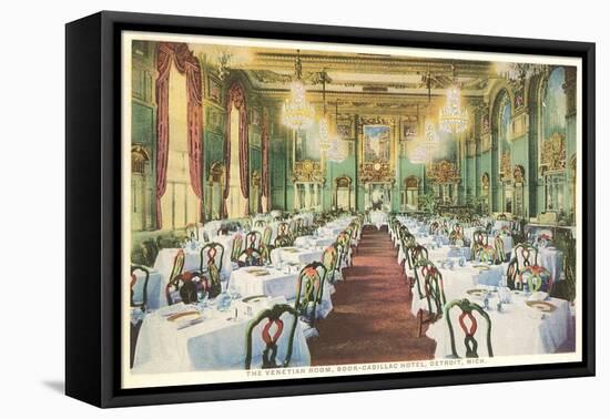Venetian Room, Book-Cadillac Hotel, Detroit, Michigan-null-Framed Stretched Canvas