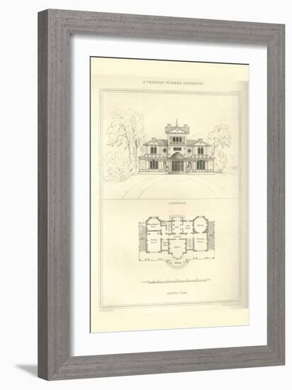 Venetian Summer Residence-Richard Brown-Framed Art Print