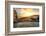 Venetian Sunlight - Accademia Bridge at Sunset-Philippe HUGONNARD-Framed Photographic Print