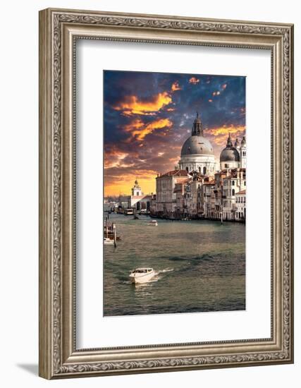 Venetian Sunlight - Basilica Santa Maria-Philippe HUGONNARD-Framed Photographic Print