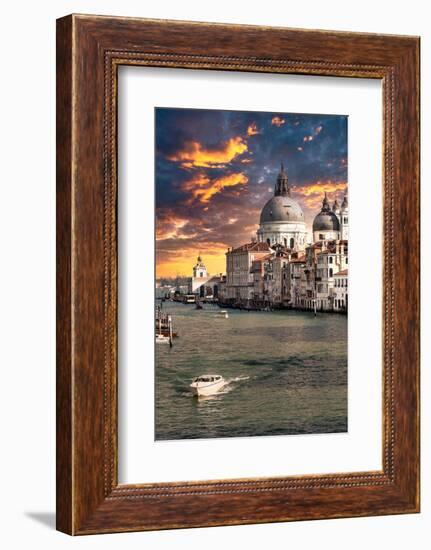 Venetian Sunlight - Basilica Santa Maria-Philippe HUGONNARD-Framed Photographic Print