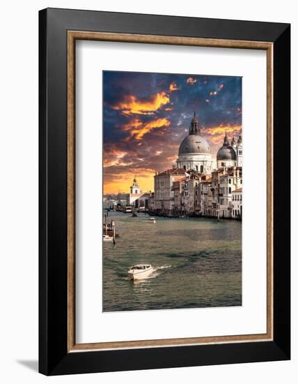 Venetian Sunlight - Basilica Santa Maria-Philippe HUGONNARD-Framed Photographic Print