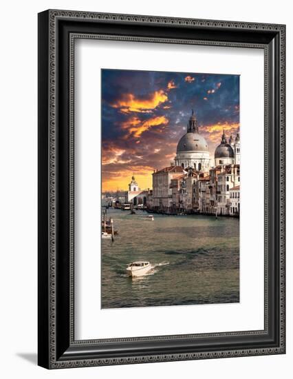 Venetian Sunlight - Basilica Santa Maria-Philippe HUGONNARD-Framed Photographic Print