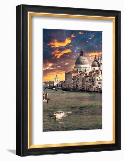 Venetian Sunlight - Basilica Santa Maria-Philippe HUGONNARD-Framed Photographic Print