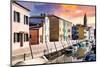 Venetian Sunlight - Burano Island-Philippe HUGONNARD-Mounted Photographic Print