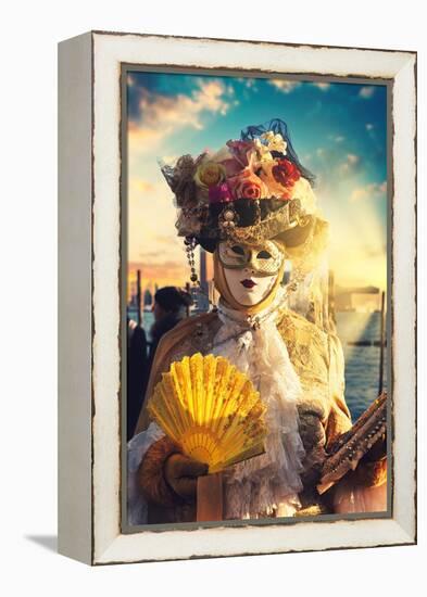 Venetian Sunlight - Carnival of Venice-Philippe HUGONNARD-Framed Premier Image Canvas