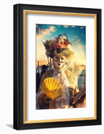 Venetian Sunlight - Carnival of Venice-Philippe HUGONNARD-Framed Photographic Print