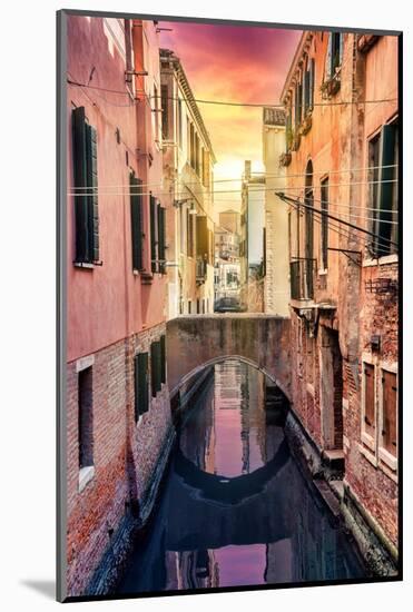 Venetian Sunlight - End of the Day Magenta-Philippe HUGONNARD-Mounted Photographic Print