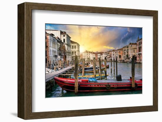 Venetian Sunlight - End of the Day-Philippe HUGONNARD-Framed Photographic Print