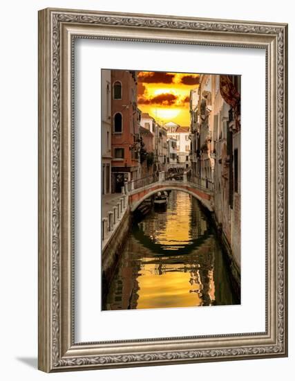 Venetian Sunlight - Golden Sun-Philippe HUGONNARD-Framed Photographic Print