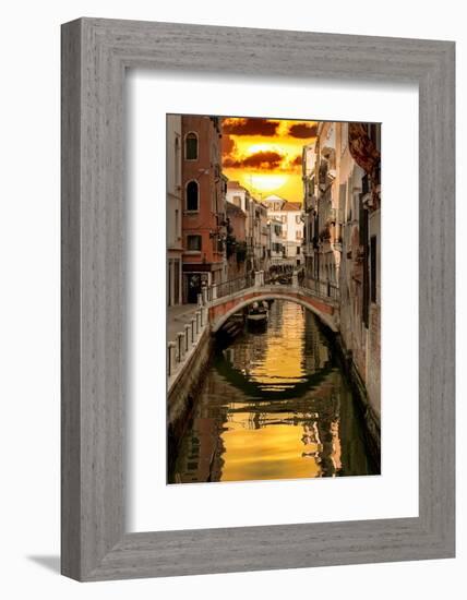 Venetian Sunlight - Golden Sun-Philippe HUGONNARD-Framed Photographic Print