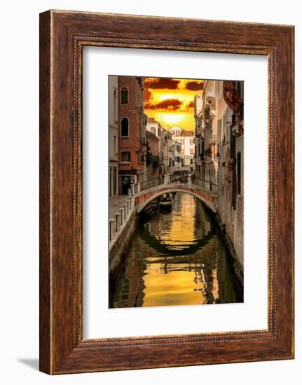 Venetian Sunlight - Golden Sun-Philippe HUGONNARD-Framed Photographic Print