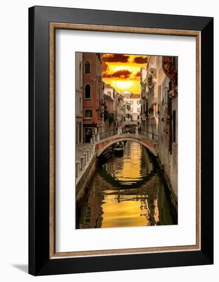 Venetian Sunlight - Golden Sun-Philippe HUGONNARD-Framed Photographic Print