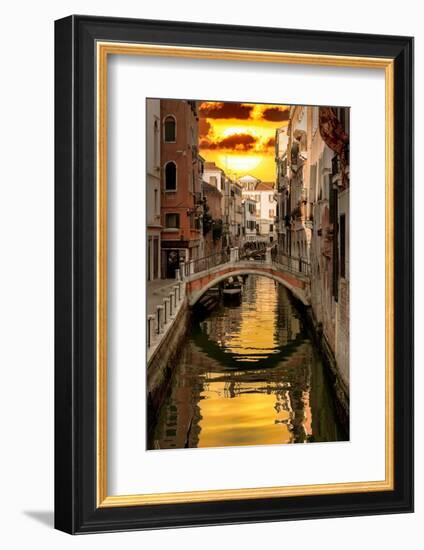 Venetian Sunlight - Golden Sun-Philippe HUGONNARD-Framed Photographic Print