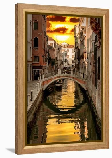 Venetian Sunlight - Golden Sun-Philippe HUGONNARD-Framed Premier Image Canvas