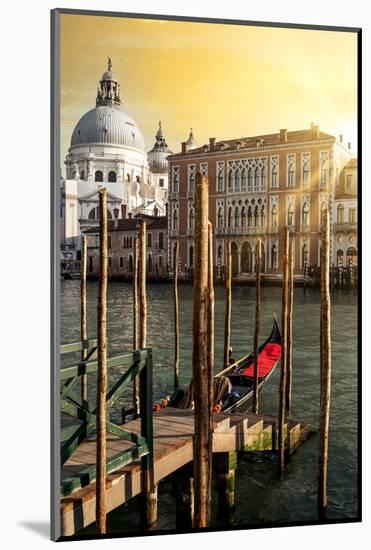 Venetian Sunlight - Gondola Pier-Philippe HUGONNARD-Mounted Photographic Print