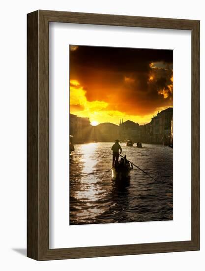 Venetian Sunlight - Last Rays of Sunshine-Philippe HUGONNARD-Framed Photographic Print