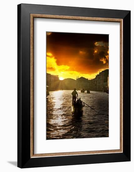 Venetian Sunlight - Last Rays of Sunshine-Philippe HUGONNARD-Framed Photographic Print