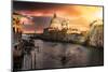 Venetian Sunlight - Magic end of day in Venice-Philippe HUGONNARD-Mounted Photographic Print