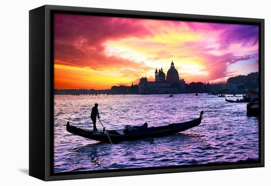 Venetian Sunlight - Majestic Indigo Sunset-Philippe HUGONNARD-Framed Premier Image Canvas