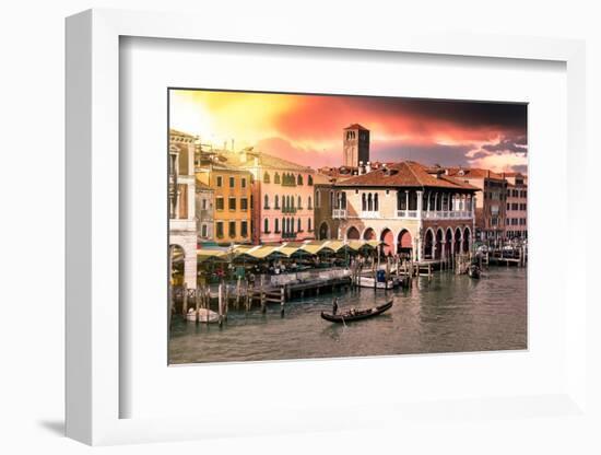 Venetian Sunlight - Market Sunrise-Philippe HUGONNARD-Framed Photographic Print