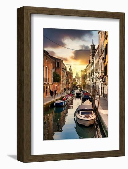 Venetian Sunlight - Motoscafi-Philippe HUGONNARD-Framed Photographic Print