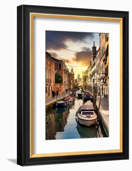 Venetian Sunlight - Motoscafi-Philippe HUGONNARD-Framed Photographic Print