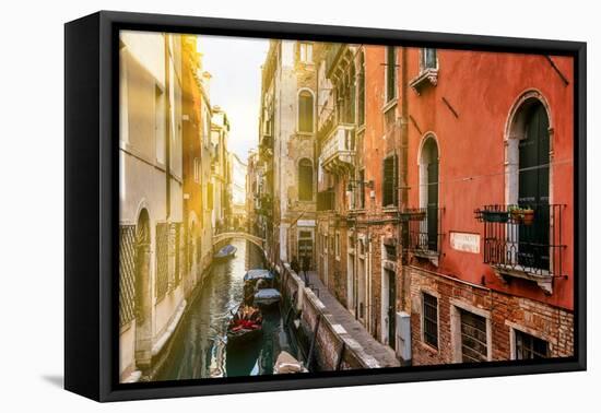 Venetian Sunlight - Rio de le Do Torre-Philippe HUGONNARD-Framed Premier Image Canvas